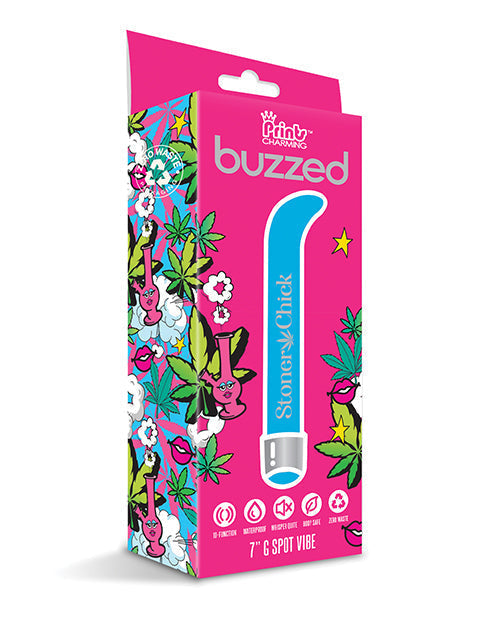 Buzzed 7" G-Spot Vibe - Stoner Chick Blue