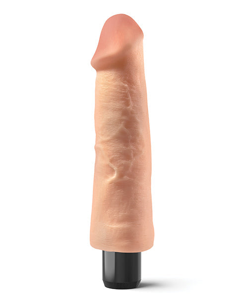 Real Feel No. 9 Long 9" Vibe Waterproof - Multi-speed Flesh