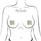 Pastease Premium Petites Holographic Plus X - Silver O/S Pack of 2 Pair