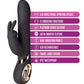 Blush Victoria G Spot Vibrator | Black Rabbit Vibrator | 13-Function Clit Vibrator | Best Vibrator for Women