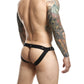 Dngeon Snap Jockstrap - Black/White Zebra O/S