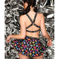 Vibes Why U Trippin Skater Skirt Black M/L