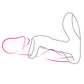 Bliss Shaft Rider Vibrating Cock Ring Sleeve - Black