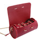 Kinky Play Box Federico Luxurious Leather Restraint Kit - Red
