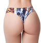 Mememe Go Wild Snake Printed Thong XL