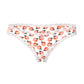 Sweet Treats Crotchless Boy Short w/Wicked Sensual Care Peach Lube - White S/M