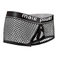 Cock Pit Fishnet Mini Cock Ring Short Black MD