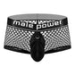 Cock Pit Fishnet Mini Cock Ring Short Black SM