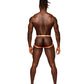 Rude Awakening Mesh Ring Jock Neon Orange S/M