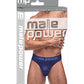 Diamond Mesh Bong Thong Blue S/M