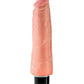 King Cock  8" Vibrating Stiffy - Flesh
