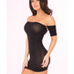 Pink Lipstick All Night Wrong Dress Black O/S