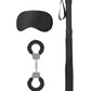 Shots Ouch Black & White Introductory Bondage Kit #1 - Black