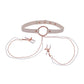 Sex & Mischief Peaches 'n CreaMe Collar w/Nipple Clamps