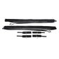 Sportsheets No Matter Where Adjustable Bondage Restraint System - Black