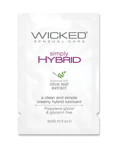 Wicked Sensual Care Simply Hybrid Lubricant - .1 oz