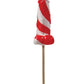 Cock Tailz Liquor Flavored Pecker Pops - Strawberry Mojito Red/White Stripe